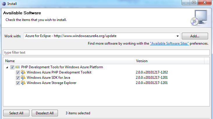 Available tools